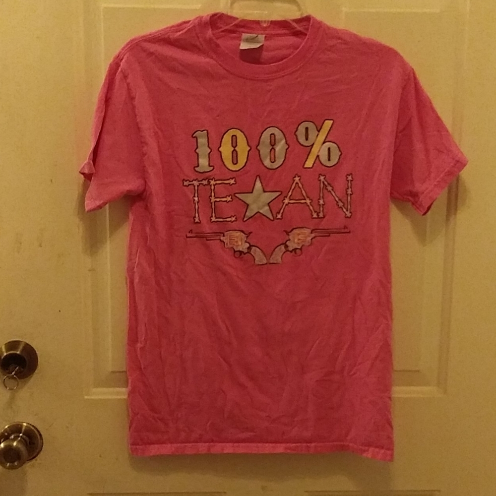 !!!100% TEXAN PINK T-SHIRT!!!